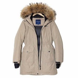 Discovery Expeditions Down Filled Coat Fur Trim Warm XS/S